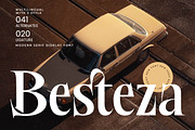 Besteza Modern Serif Display, a Font by timelesstype.co (Thumbnail 1 of 19)