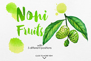 Watercolor Fruits Vol. 4, an Illustration by Graphobia