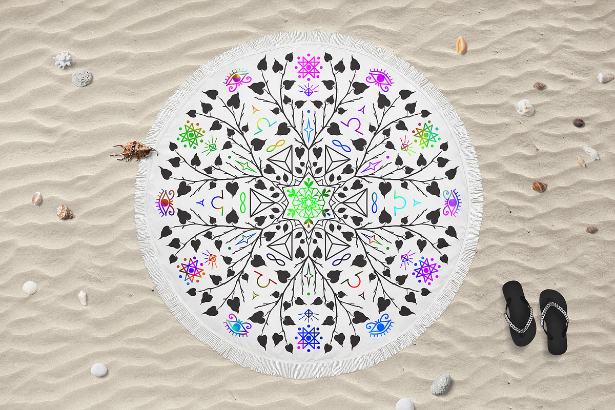 Modern graphic elements. Art leaves, an Object Graphic by white angel arts (Photo 14 of 19)