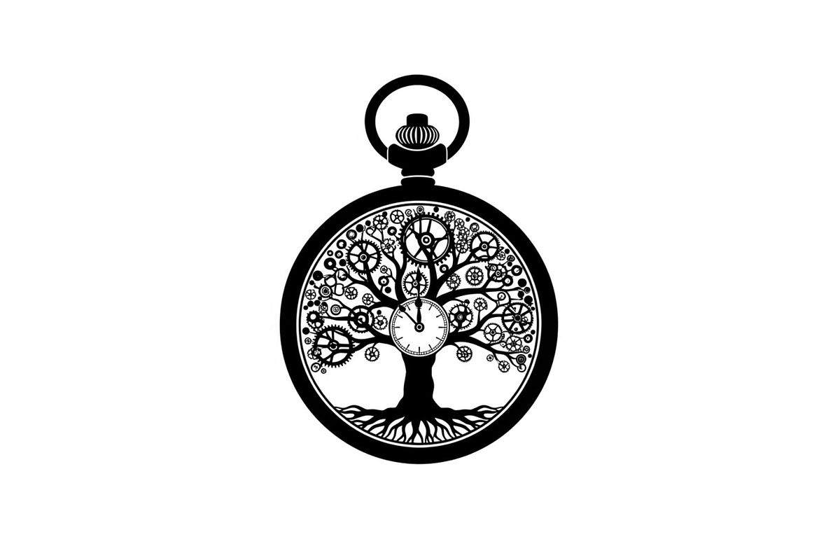 Steampunk Tree of Life Symbol Bundle, an Illustration by yasushie (Photo 30 of 31)