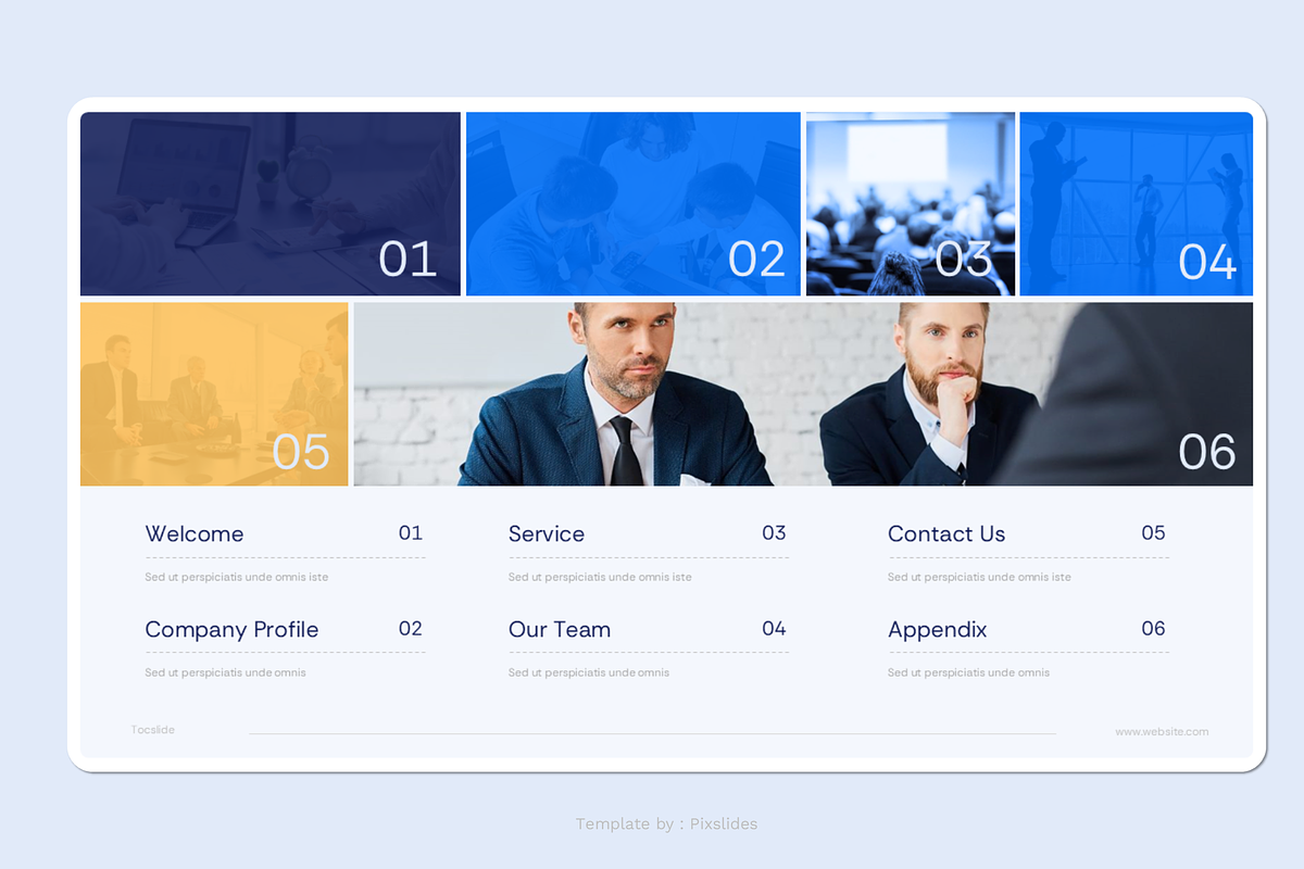 Table of Content PowerPoint preview 4