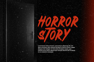 Tacurse - Horror Font