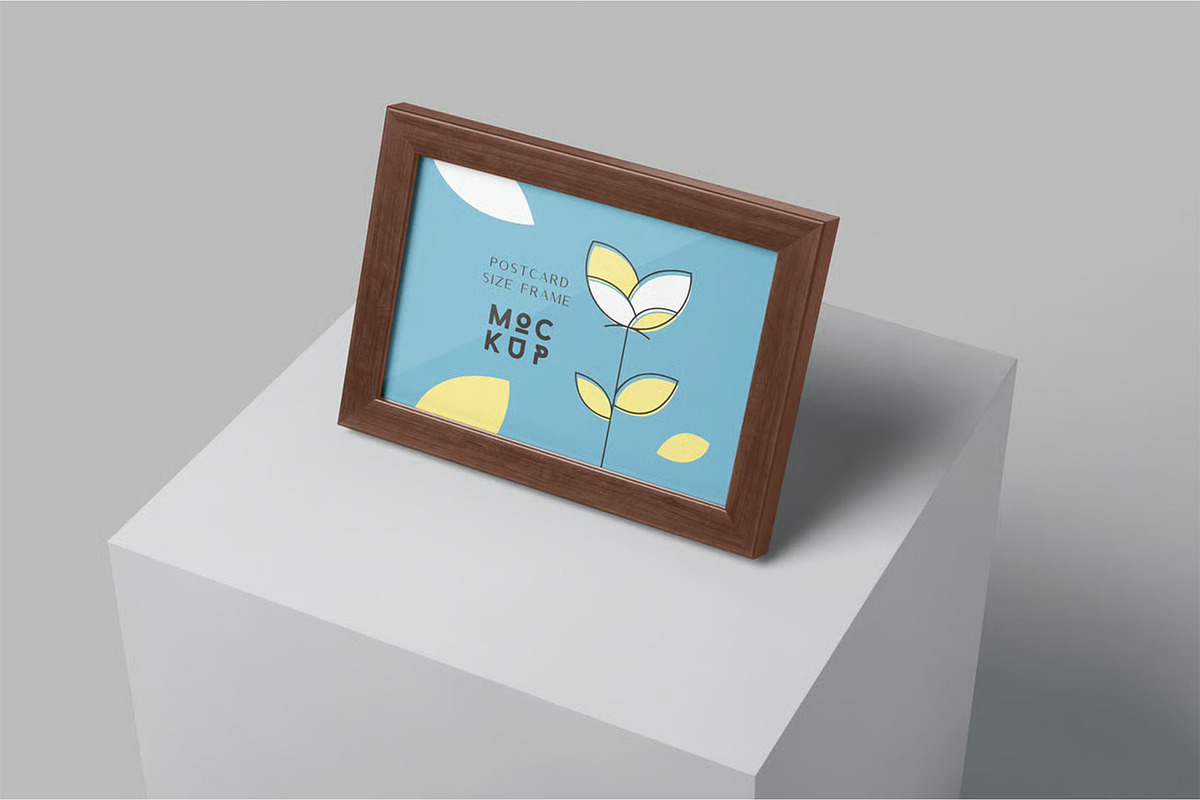 Postcard Size Frame Mockups, an Advertising Mockup by megostudi0 (Photo 5 of 6)