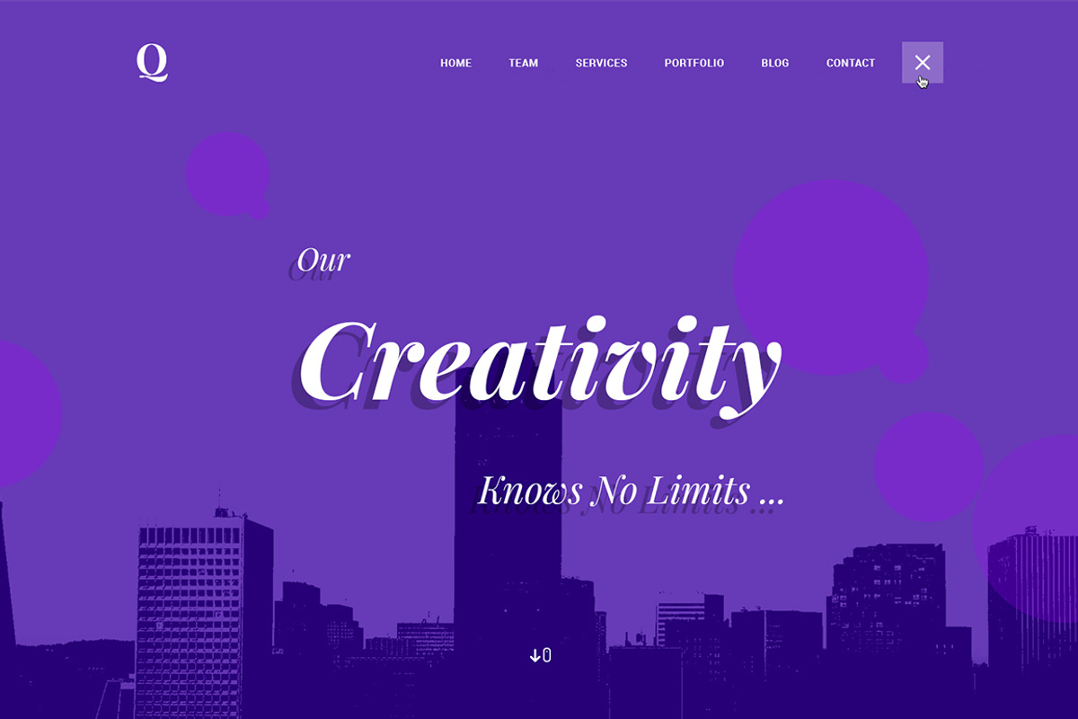Quest - Portfolio PSD Template, a Websites & App Template by bigpsfan's SHOP (Photo 1 of 7)