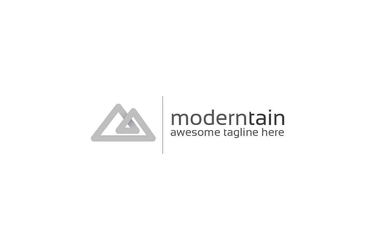 moderntain logo, a Branding & Logo Template by hellothere (Photo 3 of 4)