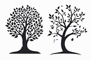 Tree of Life Silhouette Bundle, an Illustration by Designs_River (Thumbnail 4 of 9)