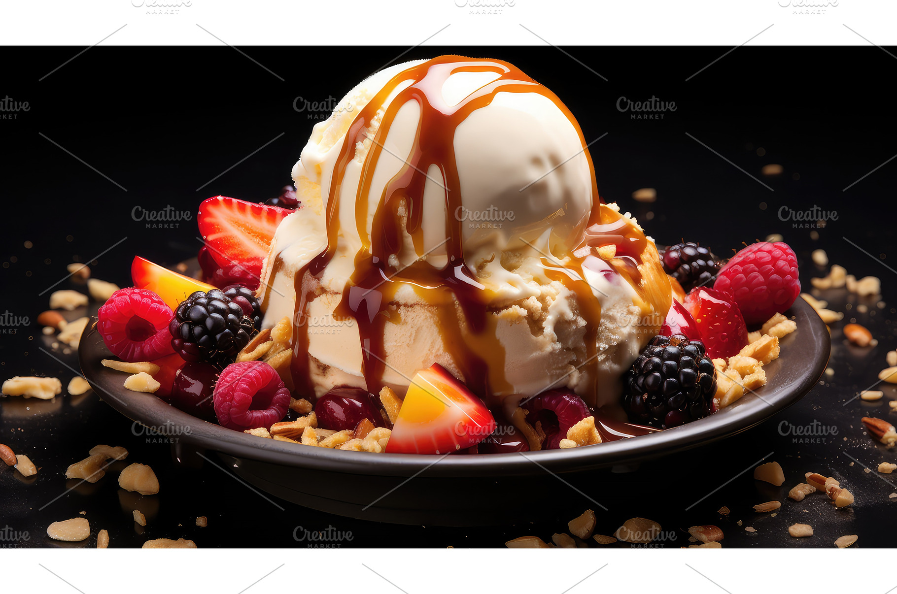 cold vanilla ice cream ai generated, a Background Photo by pikepicture