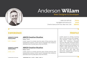 Resume CV With Word & PPT