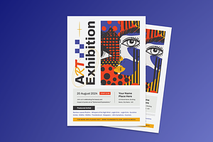 Art Exhibition Flyer, a Flyer Template by MMPixelCraft