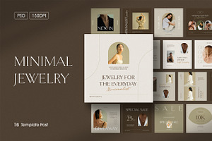 Minimalist Jewelry Template