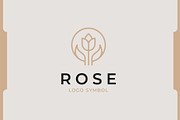 Beauty Rose Line Logo Design, a Branding & Logo Template by Agung_cs (Thumbnail 1 of 3)