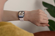 Watch Series 11 in Hand Mockup, a Wearable Device Mockup by Asylab (Thumbnail 1 of 4)