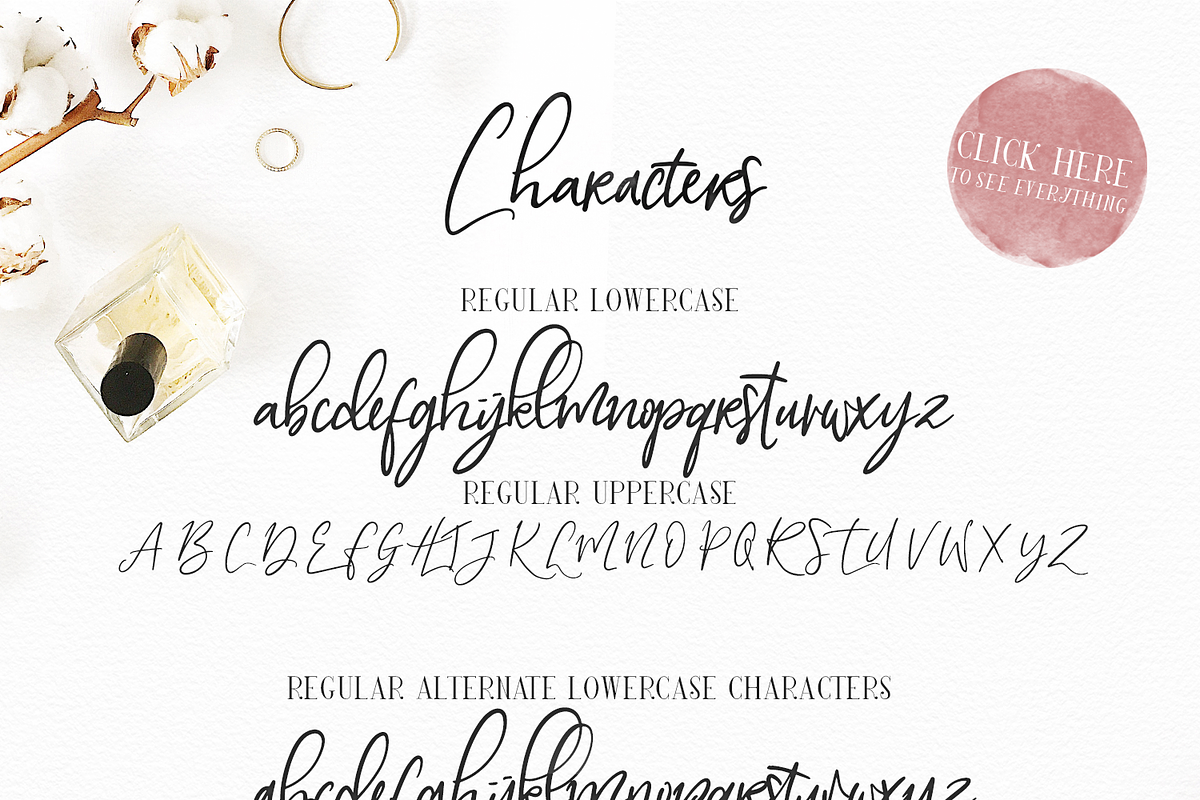 My Beloved ~ Script & Serif Font, a Script Font by Chantal Nijhof (Photo 15 of 16)