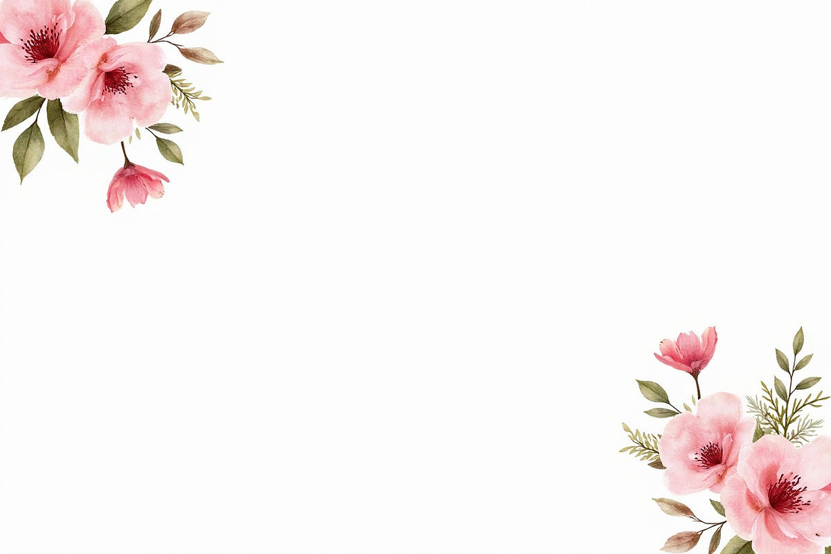 Romantic Pink Floral Clipart, an Illustration by jahid234 (Photo 10 of 11)