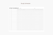 Simple Undated Digital Study Planner, a Design Template by Astro Magic Digital (Thumbnail 5 of 5)