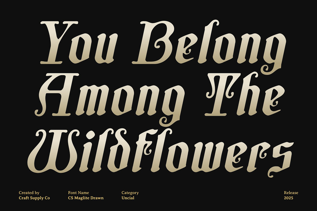 CS Maglite Drawn, a Serif Font by Craft Supply Co. (Photo 4 of 8)
