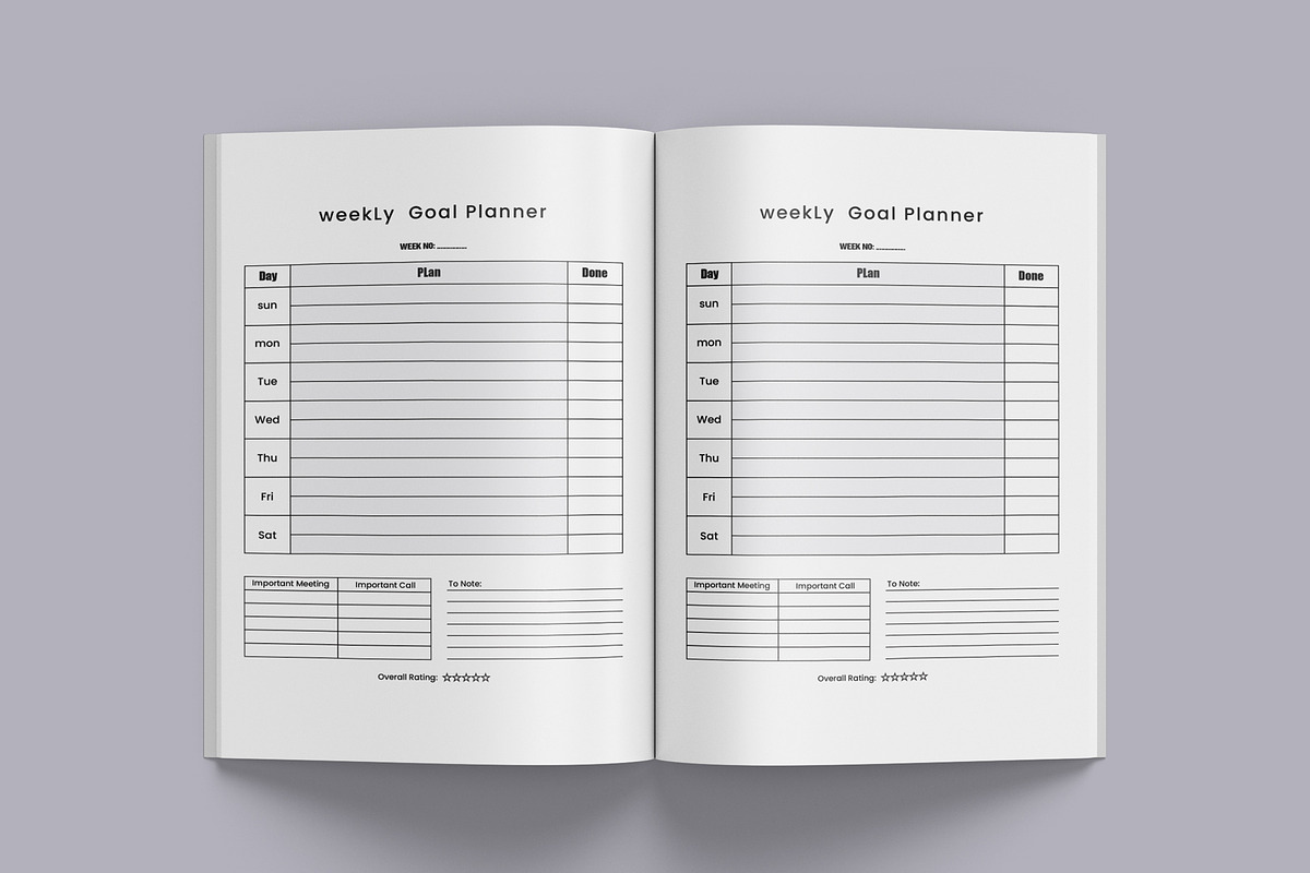 Yearly planner KDP Interior & Cover, a Templates & Theme by Hitubrand (Photo 5 of 5)