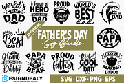 Father's Day SVG Bundle, a Graphic by Buysvgbundles (Thumbnail 1 of 8)