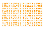 180 Material Design Icons, an Outline Icon by Creative Stall (Thumbnail 2 of 5)