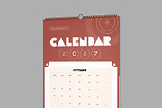 2027 Wall Calendar Template, a Stationery Template by NorthPeak (Thumbnail 5 of 5)