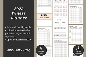 Fitness Planner, Weight Loss Journal