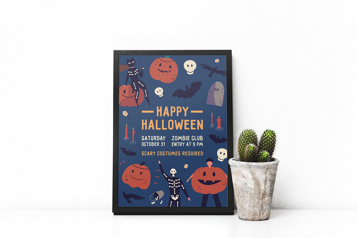 Halloween posters, cards, seamless, a Decorative Illustration by Good Studio (Photo 14 of 15)