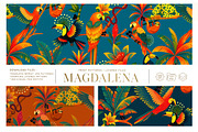 Amazonian Botanical Seamless, a Wallpaper Graphic by Luiz da Rolt Grathwohl (Thumbnail 1 of 8)