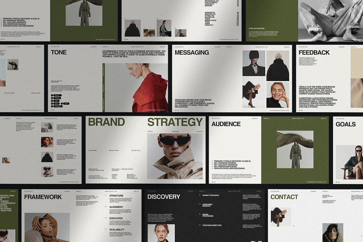 KOVE | Brand Strategy Template, a Presentation Template by Prapti Design (Photo 4 of 11)