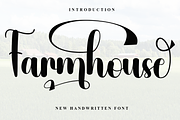Farmhouse, a Handwritten Font by InermediaSTUDIO (Thumbnail 1 of 8)