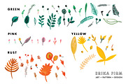 Watercolor Winter Florals, an Illustration by Erika Firm (Thumbnail 2 of 3)