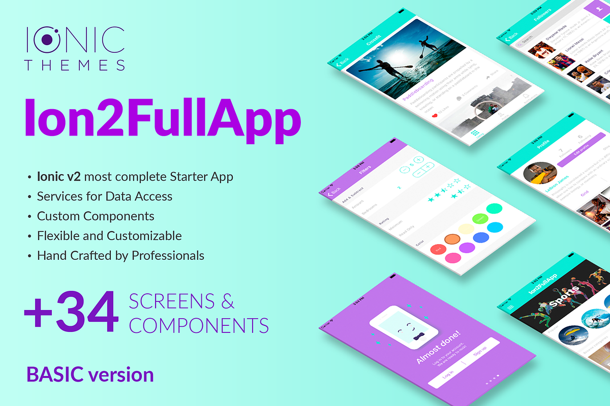 Ion2FullApp - Ionic 2 Starter App, a HTML Template by IonicThemes
