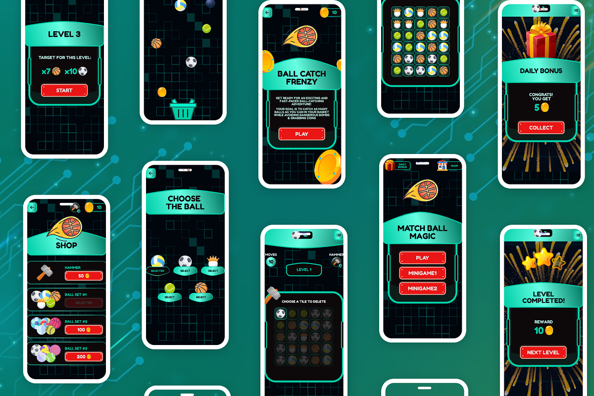 5 games ui, an App Template by Shoppie (Photo 2 of 6)