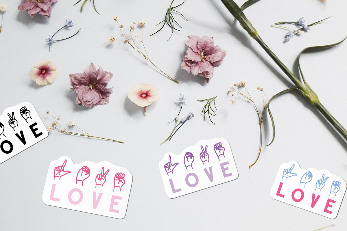ASL SVG Bundle Sublimation Sign Font, an Education Illustration by InkCloudDesign (Photo 7 of 23)