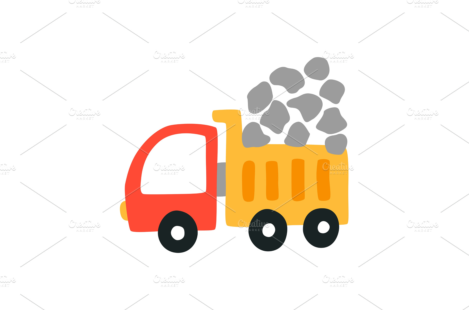 Dump truck with stones, a Nature Photo by Nadzin