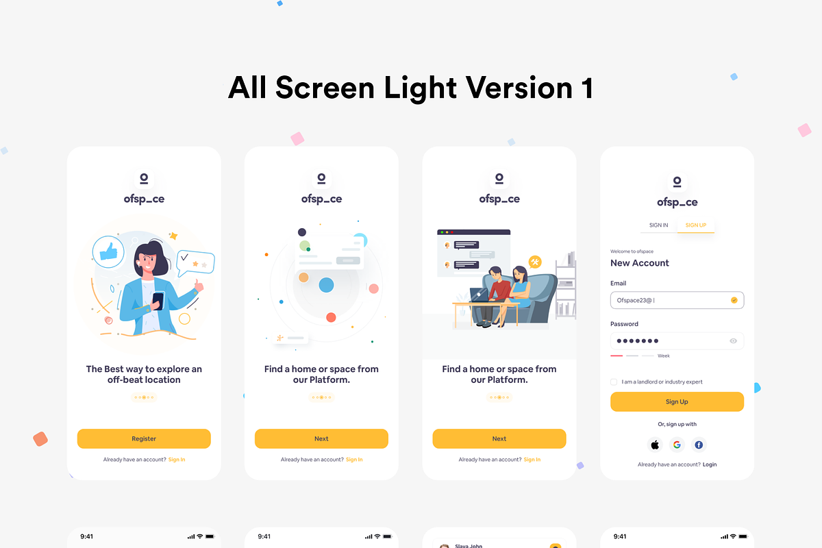 Minimo | Real Estate App UI Kit, an App Template by Ofspace Digital Agency (Photo 6 of 7)