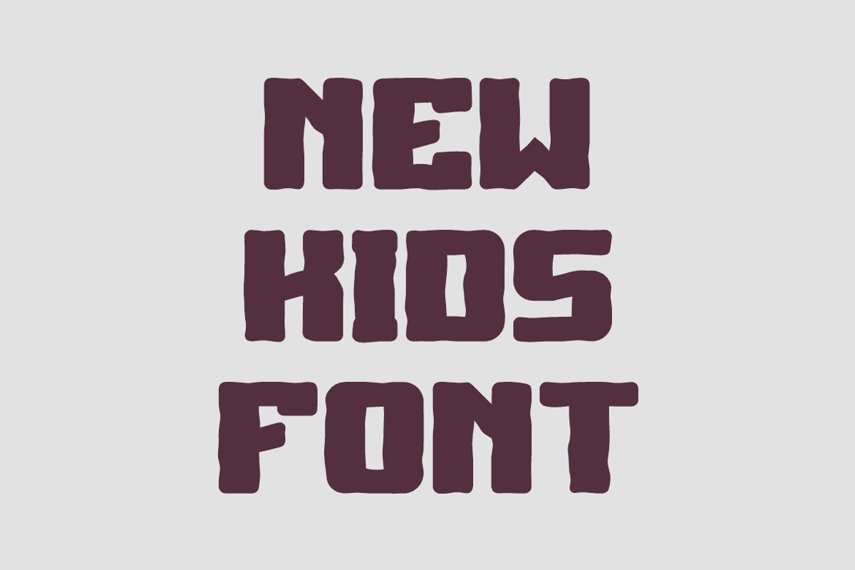 Kids Super, a Sans Serif Font by alon kelakon (Photo 2 of 6)