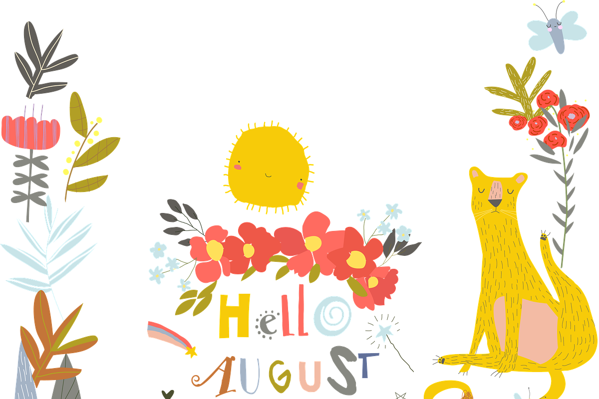 Frame With Lions With Flowers, an Education Illustration by Maria Starus (Photo 2 of 3)