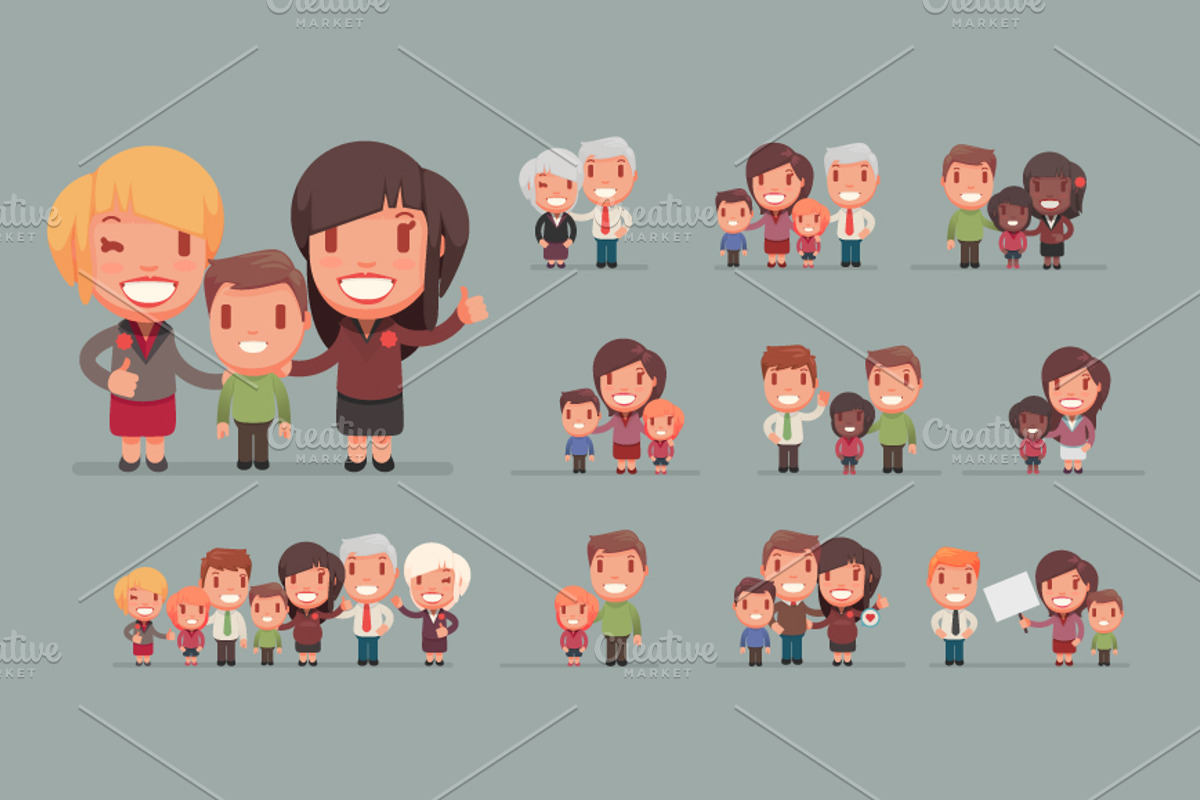 Family big set 1: Diversity, a Person Illustration by Beatriz Gascón (Photo 1 of 4)