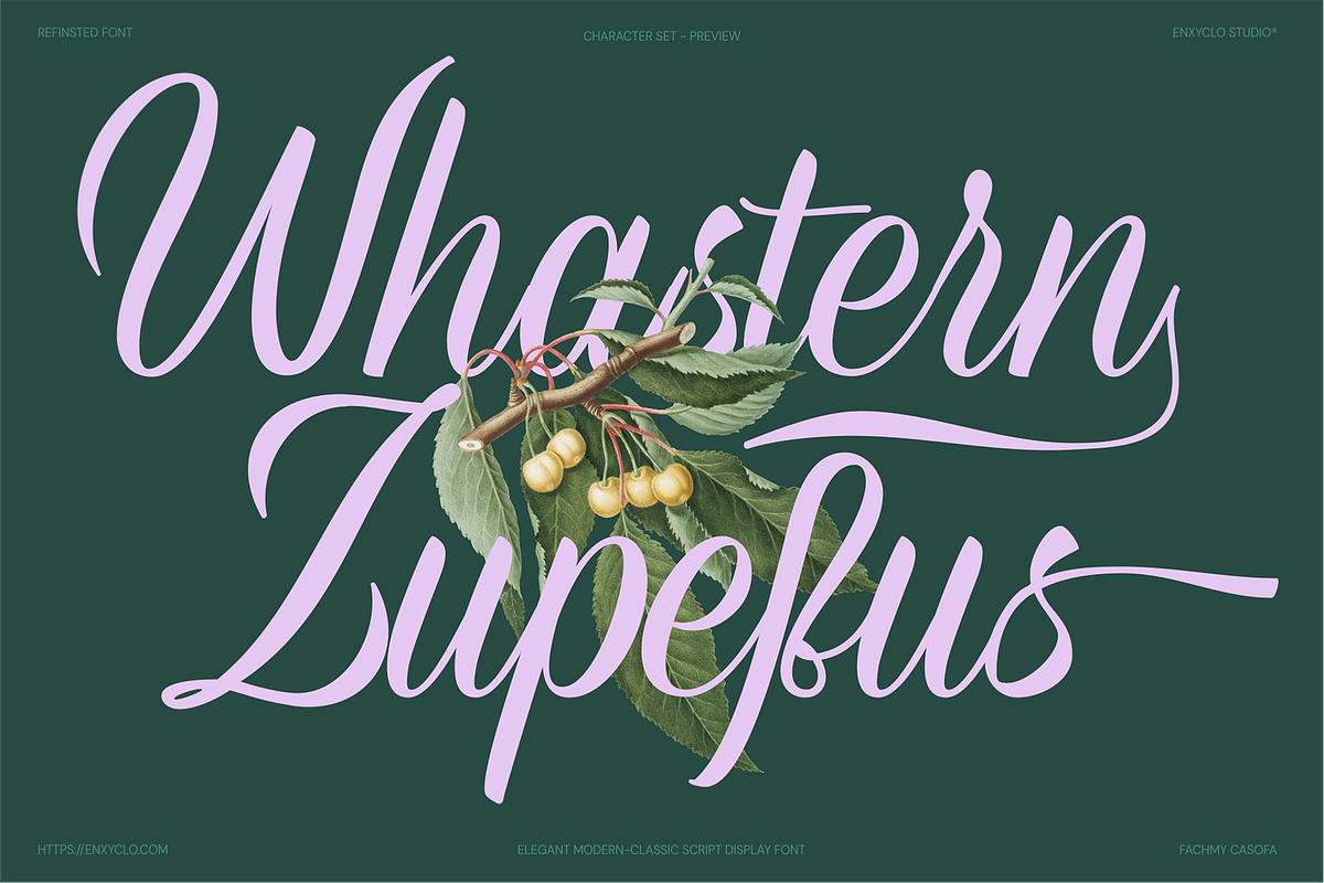 REFINSTED — Elegant Luxury Font, a Script Font by Enxyclo Studio (Photo 2 of 15)