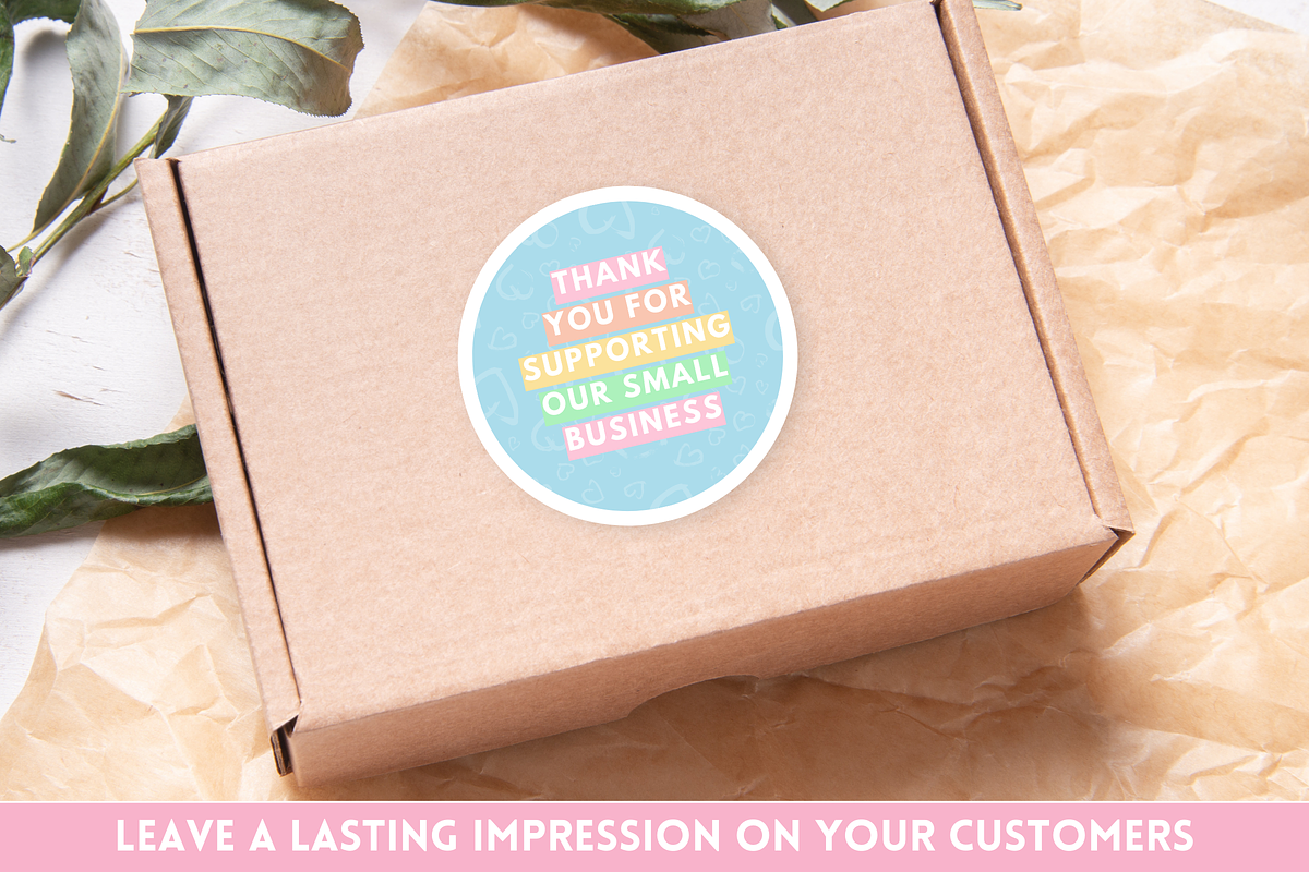 Cute Packaging Sticker Templates, a Branding & Logo Template by SunshineStudioBoutique (Photo 8 of 10)