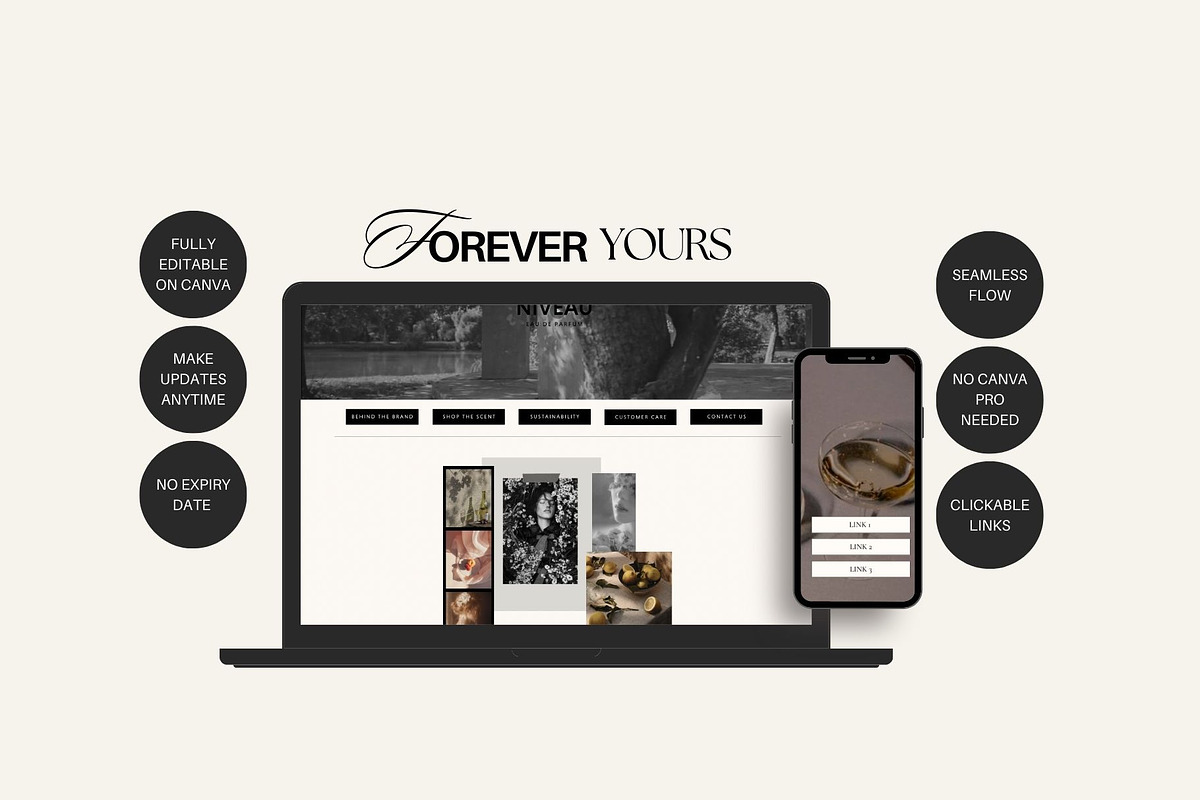 Canva One-Page Sales Page Template, a Landing Page Template by Ivyandpalette (Photo 5 of 7)