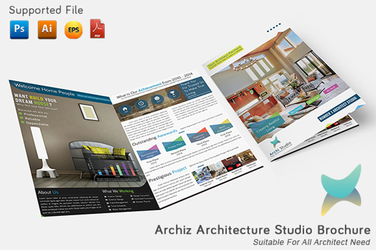 Archiz Architecture Studio Brochure, a Brochure Template by Affantjie Photowork (Photo 1 of 5)