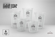 Clear Cold Drink Cups Mockup, a Cups & Container Mockup by INCDesign (Thumbnail 8 of 20)