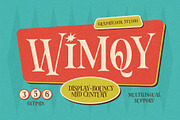 Wimqy, a Serif Font by graphicook (Thumbnail 1 of 10)
