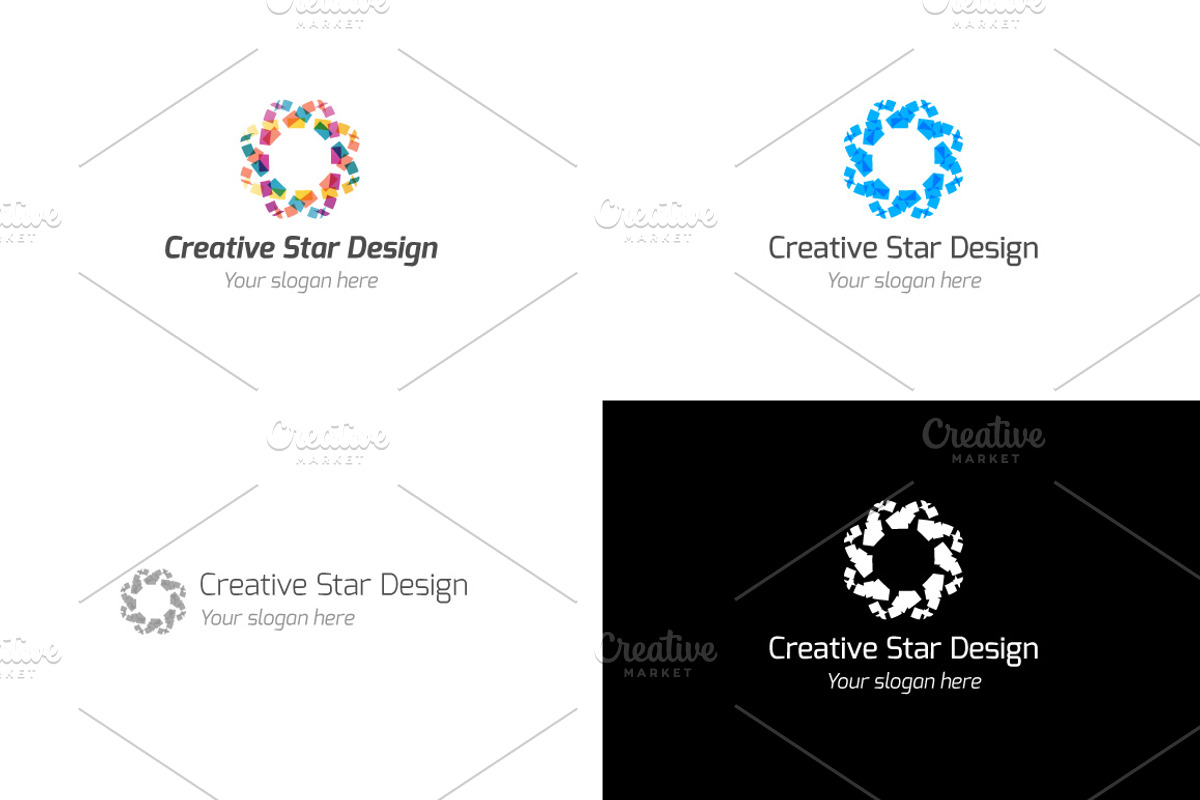 Creative Star Design Logo, a Branding & Logo Template by BdThemes