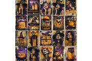 Witchy Junk Journal Printable Kit, a Seasonal Illustration by Nicole Branger Art (Thumbnail 12 of 16)