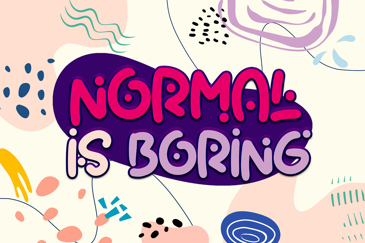 Monas - Catchy Font preview 2