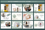 ETSY Shop Kit Canva - Floral, a Templates & Theme by illycreative (Thumbnail 5 of 10)