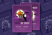 Spooky Halloween Party Flyer, a Templates & Theme by studiogstock (Thumbnail 1 of 3)