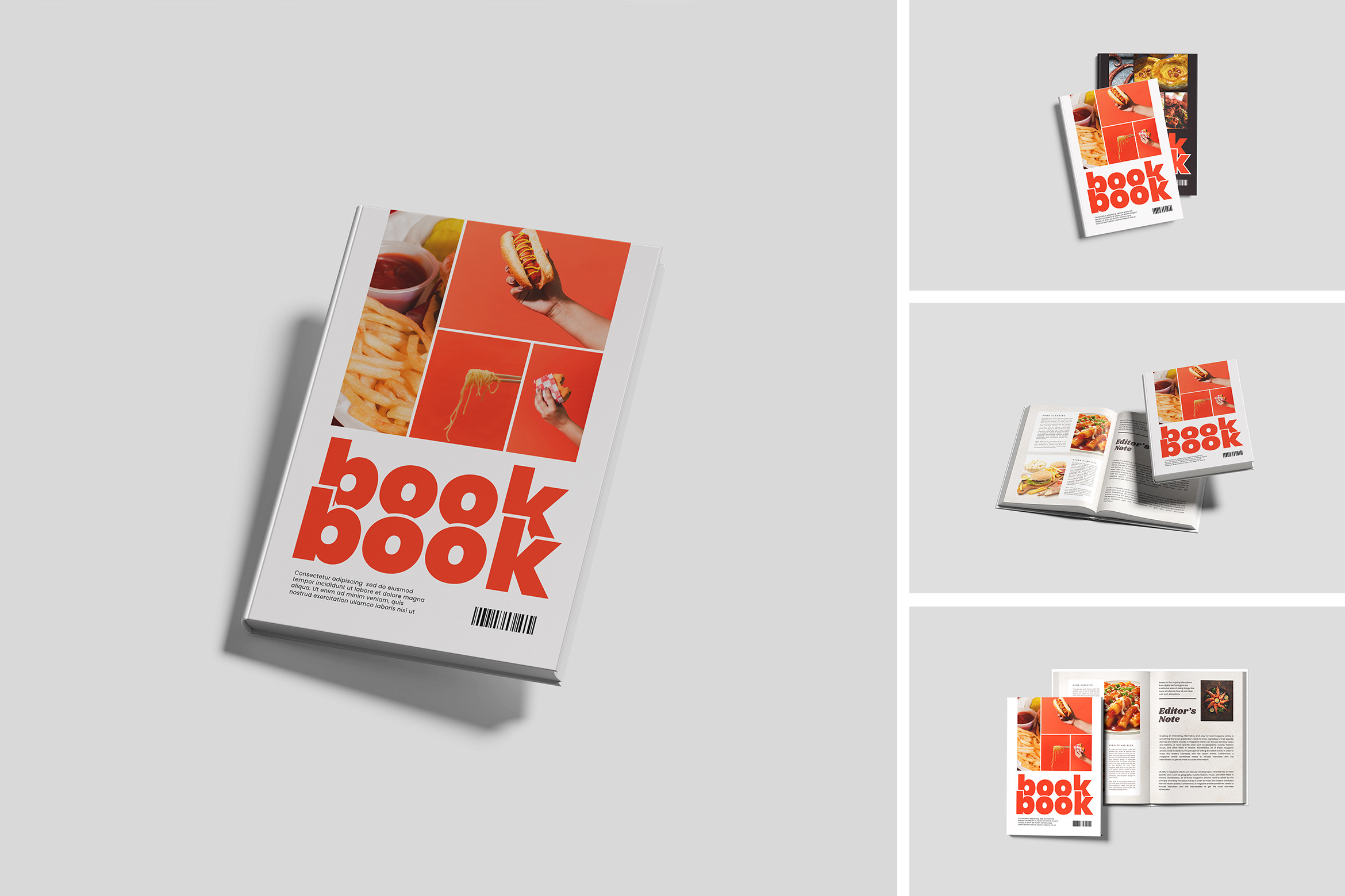 Book Mockup, a Books & Magazine Mockup by Pikachudesign